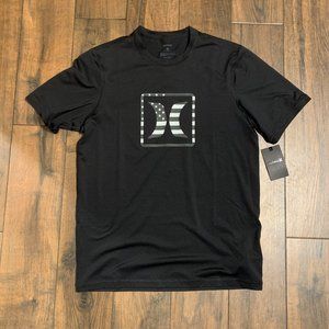 Hurley men's shirt tee M black flag NWT